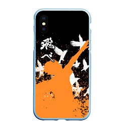 Чехол iPhone XS Max матовый Волейбол - Вороны