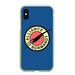 Чехол iPhone XS Max матовый Mass effect x Futurama