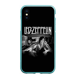 Чехол iPhone XS Max матовый Led Zeppelin