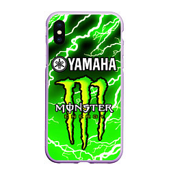 Чехол iPhone XS Max матовый YAMAHA X MONSTER SPORT, цвет: 3D-сиреневый