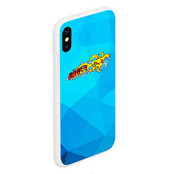 Чехол iPhone XS Max матовый Eagle Орел, цвет: 3D-белый — фото 2