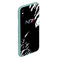 Чехол iPhone XS Max матовый MASS EFFECT ПОСЛЕДНИЙ БОЙ, цвет: 3D-мятный — фото 2