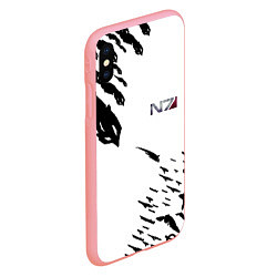 Чехол iPhone XS Max матовый MASS EFFECT ПОСЛЕДНИЙ БОЙ БЕЛ, цвет: 3D-баблгам — фото 2