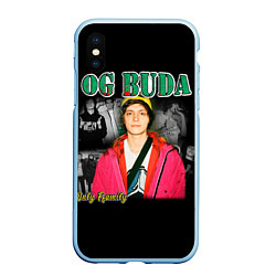 Чехол iPhone XS Max матовый OG BUDA