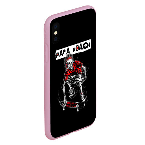 Чехол iPhone XS Max матовый Skater boy / 3D-Розовый – фото 2