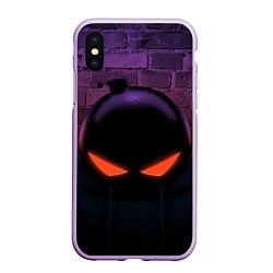 Чехол iPhone XS Max матовый Friday Night Funkin Whitty, цвет: 3D-сиреневый