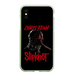 Чехол iPhone XS Max матовый CHRIS FENH SLIPKNOT СЛИПКНОТ Z