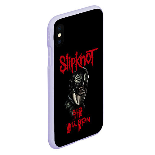 Чехол iPhone XS Max матовый SID WILSON SLIPKNOT СЛИПКНОТ Z / 3D-Светло-сиреневый – фото 2