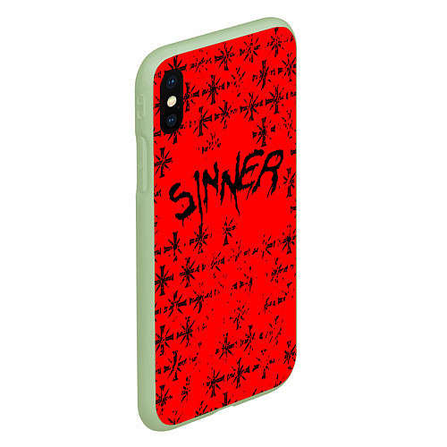 Чехол iPhone XS Max матовый FAR CRY 5 SINNER ГРЕШНИК / 3D-Салатовый – фото 2