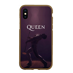 Чехол iPhone XS Max матовый Freddie Mercury Queen Z