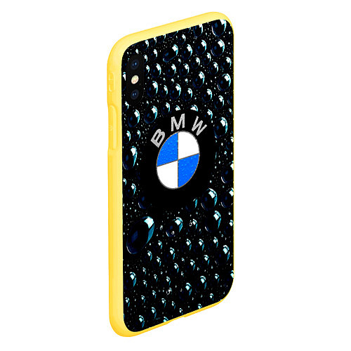 Чехол iPhone XS Max матовый BMW Collection Storm / 3D-Желтый – фото 2