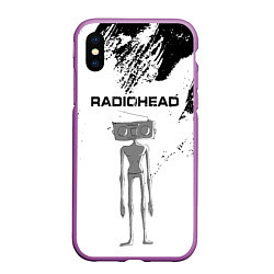 Чехол iPhone XS Max матовый Radiohead Радиохед Z