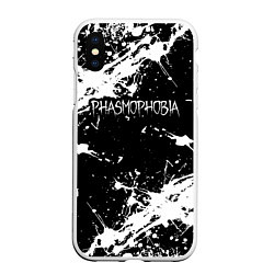 Чехол iPhone XS Max матовый Phasmophobia краска