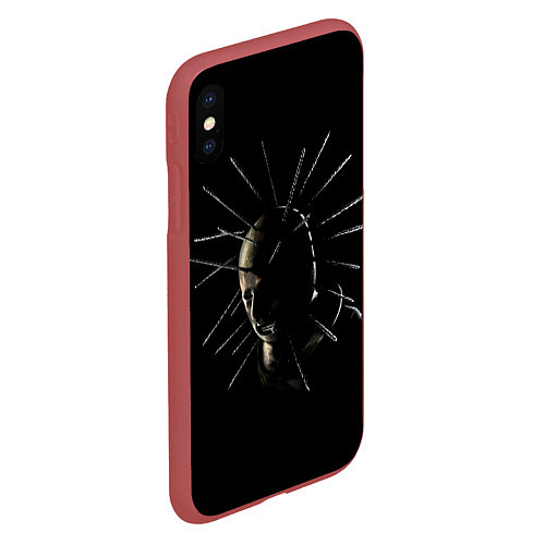 Чехол iPhone XS Max матовый Craig Jones / 3D-Красный – фото 2