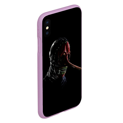 Чехол iPhone XS Max матовый Chris Fehn / 3D-Сиреневый – фото 2