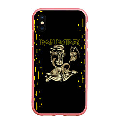 Чехол iPhone XS Max матовый IRON MAIDEN АЙРОН МЕЙДЕН Z, цвет: 3D-баблгам