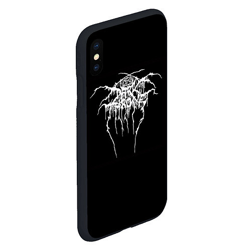 Чехол iPhone XS Max матовый Darkthrone / 3D-Черный – фото 2