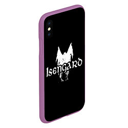 Чехол iPhone XS Max матовый Isengard, цвет: 3D-фиолетовый — фото 2