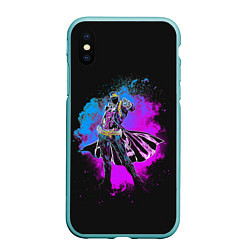 Чехол iPhone XS Max матовый Stardust Crusaders, цвет: 3D-мятный