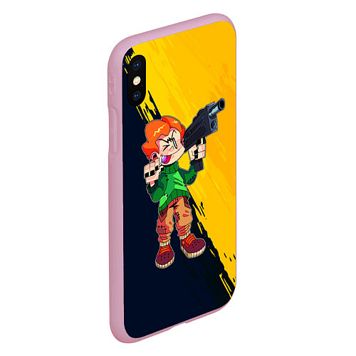 Чехол iPhone XS Max матовый FNF PICO ПИКО / 3D-Розовый – фото 2