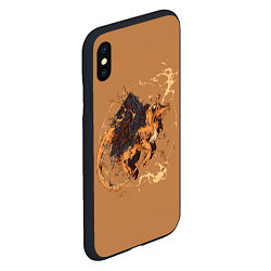 Чехол iPhone XS Max матовый Дом Чермандера, цвет: 3D-черный — фото 2