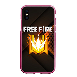 Чехол iPhone XS Max матовый FREE FIRE GRAND MASTER