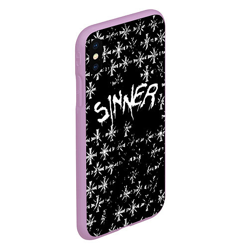 Чехол iPhone XS Max матовый FAR CRY 5 ГРЕШНИК SINNER / 3D-Сиреневый – фото 2