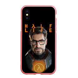 Чехол iPhone XS Max матовый HALF-LIFE FREEMAN ФРИМАН Z, цвет: 3D-баблгам