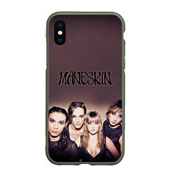 Чехол iPhone XS Max матовый Maneskin