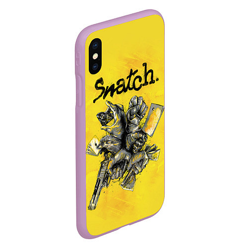 Чехол iPhone XS Max матовый Snatch: Art / 3D-Сиреневый – фото 2