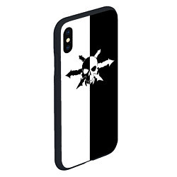 Чехол iPhone XS Max матовый Сыны Злобы, цвет: 3D-черный — фото 2