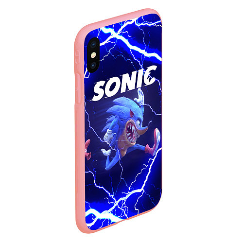 Чехол iPhone XS Max матовый SONIC СОНИК Z / 3D-Баблгам – фото 2