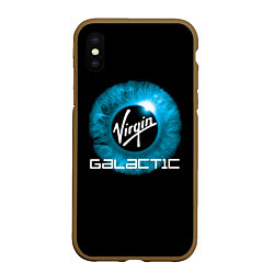 Чехол iPhone XS Max матовый Virgin Galactic Вирджин Галактик