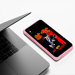Чехол iPhone XS Max матовый ARE YOU REDY? ACDC, цвет: 3D-баблгам — фото 2