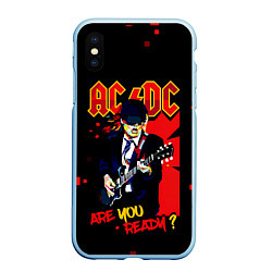 Чехол iPhone XS Max матовый ARE YOU REDY? ACDC