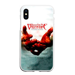 Чехол iPhone XS Max матовый Temper Temper - Bullet For My Valentine