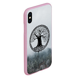 Чехол iPhone XS Max матовый Иггдрасиль Yggdrasil Z, цвет: 3D-розовый — фото 2