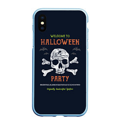 Чехол iPhone XS Max матовый Halloween Party