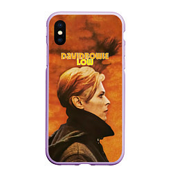 Чехол iPhone XS Max матовый Low - David Bowie, цвет: 3D-сиреневый