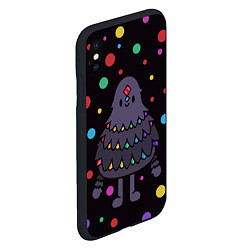 Чехол iPhone XS Max матовый Games Toca Boca, цвет: 3D-черный — фото 2