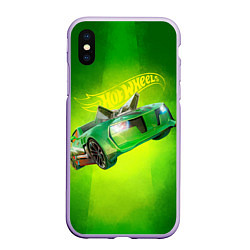 Чехол iPhone XS Max матовый Hot Wheels Хот Вилс