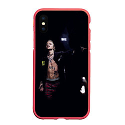 Чехол iPhone XS Max матовый Фараон на концерте