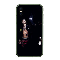 Чехол iPhone XS Max матовый Фараон на концерте