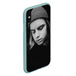 Чехол iPhone XS Max матовый Милый Фараон, цвет: 3D-мятный — фото 2