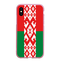 Чехол iPhone XS Max матовый Белоруссия