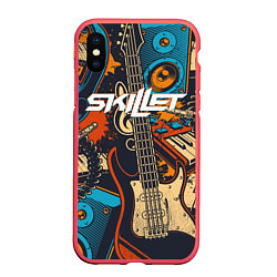 Чехол iPhone XS Max матовый Skillet Скиллет Z