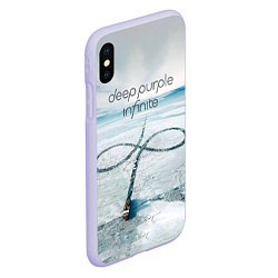 Чехол iPhone XS Max матовый Infinite - Deep Purple, цвет: 3D-светло-сиреневый — фото 2