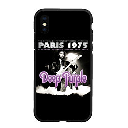Чехол iPhone XS Max матовый Deep Purple - Paris 1975