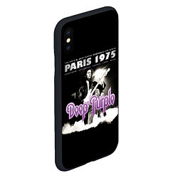 Чехол iPhone XS Max матовый Deep Purple - Paris 1975, цвет: 3D-черный — фото 2