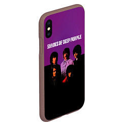 Чехол iPhone XS Max матовый Shades of Deep Purple, цвет: 3D-коричневый — фото 2